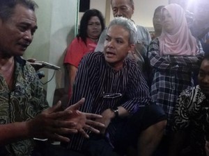 Ganjar Pranowo Datangi Korban Kebakaran Pasar Yaik Baru yang Rugi Besar