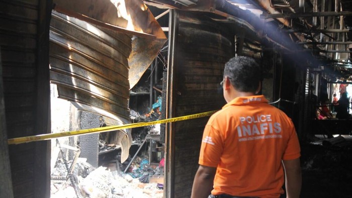 Kebakaran Pasar Yaik Semarang Diduga Karena Korsleting Listrik