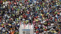 Tokyo Marathon, merupakan salah satu dari enam World Marathon Majors. REUTERS/Kiyoshi Ota/Pool.