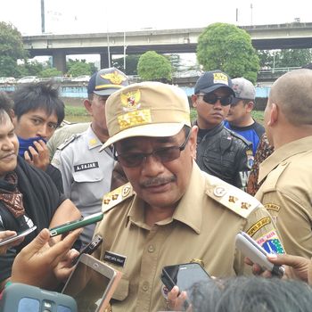 wagub djarot di kalijodo
