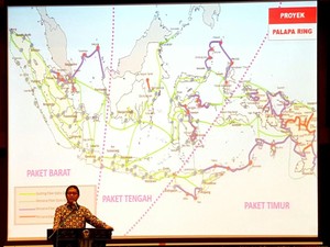 Presiden Jokowi Akan Resmikan Tol Langit Palapa Ring Pagi Ini