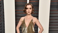 Lily Collins. Pascal Le Segretain/Getty Images/detikFoto.