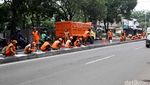 Separator di Jalan Antasari Dipercantik
