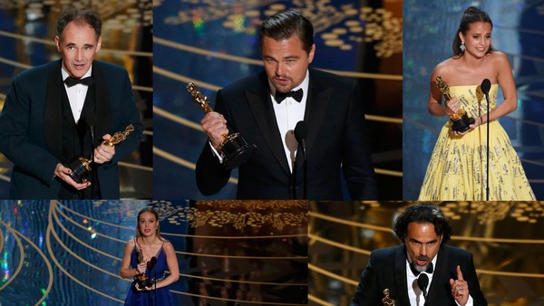 Ini Deretan Pemenang Oscar 2016