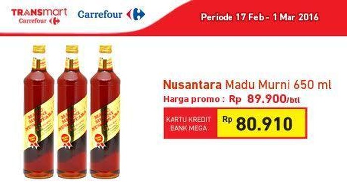 Promo Menarik Kopi, Madu, Hingga Selai Buah di Transmart Carrefour