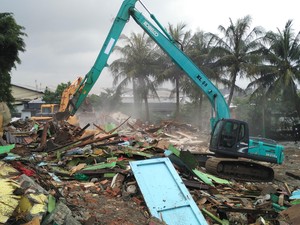 90 Persen Wilayah Kalijodo Sudah Rata dengan Tanah