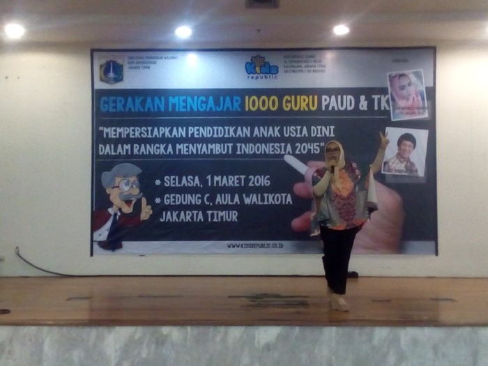 Gerakan Mengajar 1.000 Guru PAUD dan TK Digelar di Jaktim