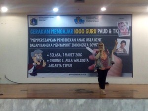 Gerakan Mengajar 1.000 Guru PAUD dan TK Digelar di Jaktim
