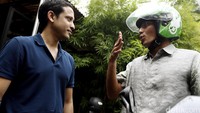 Sandiaga tiba di markas Go-Jek yang berada di Jalan Kemang Selatan, Jakarta Selatan, Selasa (1/3/2016) pukul 16.20 WIB sore.