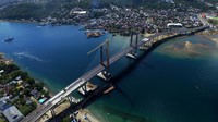 Jembatan ini jadi ikon kota Ambon, dan simbol perdamaian. Istimewa/dok kemen PUPR.