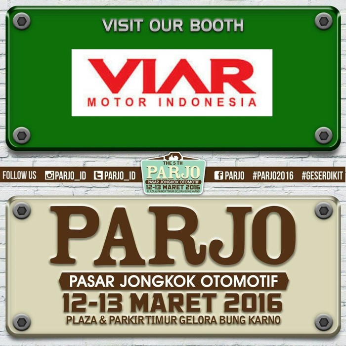 VIAR Siapkan Banyak Kejutan di PARJO 2016