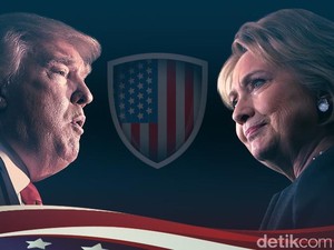 Polling: Hillary Clinton Masih Ungguli Donald Trump, Selisihnya 8 Persen