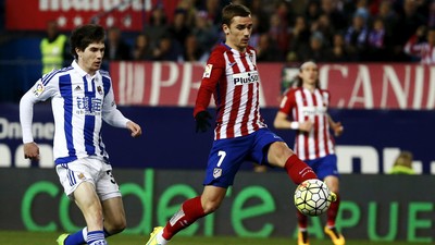 Atletico Kalahkan Sociedad 3 Gol Tanpa balas