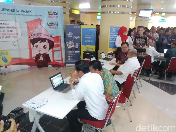 Jokowi: Isi SPT Pajak Bisa di Mana Saja
