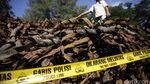 Sampah Bungkus Kabel Digaris Polisi