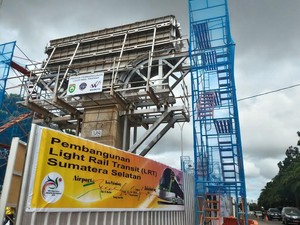 LRT Palembang Punya 13 Stasiun dan Melewati Jembatan Ampera