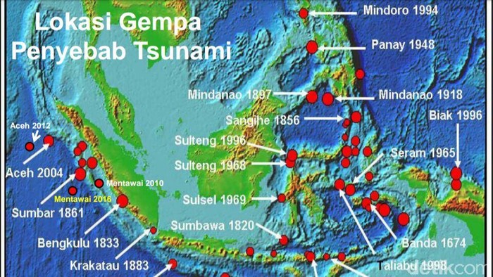 Bnpb Indonesia Sudah Alami Kejadian Tsunami 175 Kali Sejak Tahun 1629