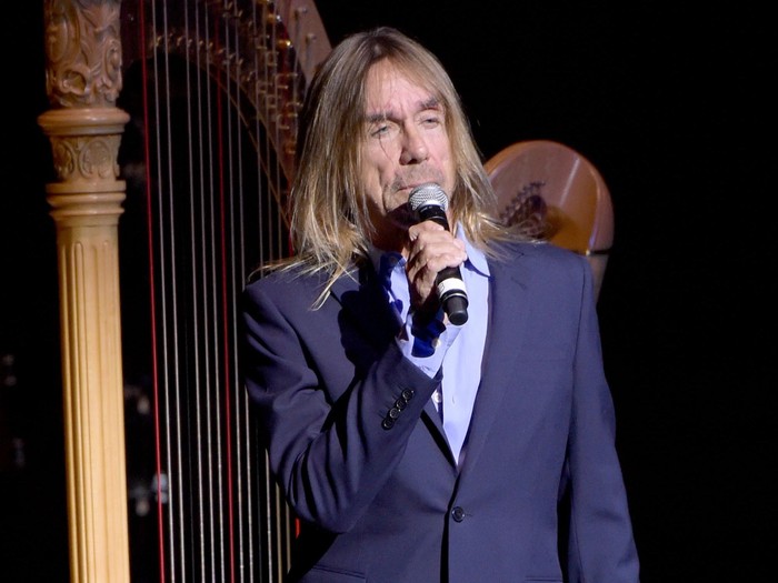 NEW YORK, NY - FEBRUARY 22:  Singer-songwriter Iggy Pop performs onstage at the 26th Annual Tibet House U.S. benefit concert at Carnegie Hall on February 22, 2016 in New York City.  (Photo by Theo Wargo/Getty Images for Tibet House)