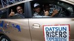 Keceriaan Datsun Risers di Pantai Lampuuk