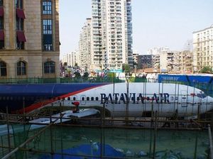 Menarik! Pesawat Batavia Air Dijadikan Restoran di China