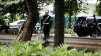 Gladi resik pengawalan pengamanan mobil kepala negara pun mulai dilaksanakan hari ini.