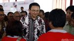 Ahok Hadiri Penandatanganan Perjanjian Kredit Massal PKL
