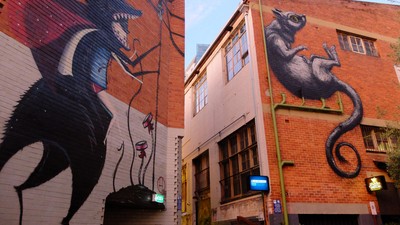 Mural Keren Interaktif di Perth, Australia