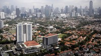 Gedung-gedung bertingkat itu banyak didominasi gedung perkantoran dan apartemen.