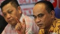 Ketum DPP Projo Budi Arie Setiadi memberikan pemaparan.