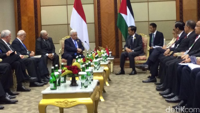 Presiden Jokowi Bertemu Mahmoud Abbas, Siap Dukung Perjuangan Palestina