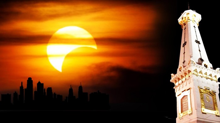 Ayo Nobar Gerhana Matahari di Tugu Yogyakarta