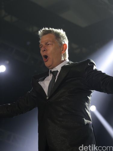 David Foster di Java Jazz Festival 2016 hari kedua yang digelar di JIExpo Kemayoran, Jakpus.