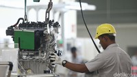 Mesin berbahan aluminium dengan komposisi lokal sebanyak 80% yang diproduksi di engine plant ketiga ini khusus untuk pasar ekspor.