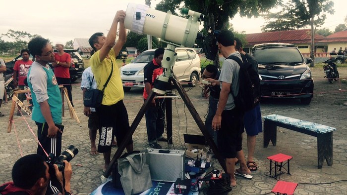 Tim LAPAN dan NASA Cek Peralatan Pantau Gerhana di Maba Halmahera Timur