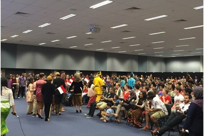 Mahasiswa Australia Antusias Promosikan Budaya Indonesia
