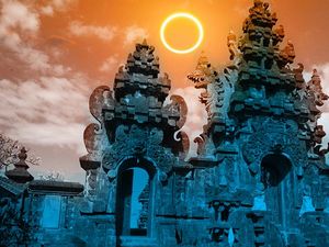 Nyepi dan Salat Gerhana Berlangsung Harmonis di Bali