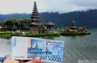 Pura Ulun Danu di Pecahan Rp 50 ribu (Dikhy Sasra/detikFoto)