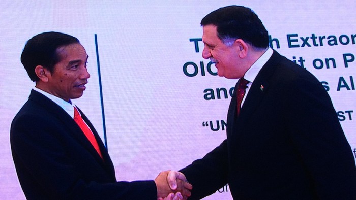 Jokowi Tiba di JCC Senayan, Sambut Pemimpin Negara OKI