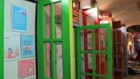 Foto: Berbagai bagian museum dicat warna-warni. Ada pula mural-mural yang cantik (Randy/detikTravel)