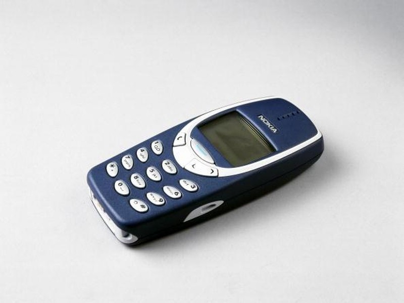 JAPAN - FEBRUARY 15:  Launched on the 1st September 2000, the Nokia 3310 featured advanced messaging, personalisation with Xpress-on covers and screensavers, vibra feature, time management functions, voice dialling, picture messaging, predictive text input and games. It also introduced ?mobile chat? using the Nokia Friends-Talk service, which allows users to have conversations using SMS (Short Message Service). This is a globally accepted wireless service that enables the transmission of messages between mobile users and external systems such as e-mail, paging, and voice-mail.  (Photo by SSPL/Getty Images)