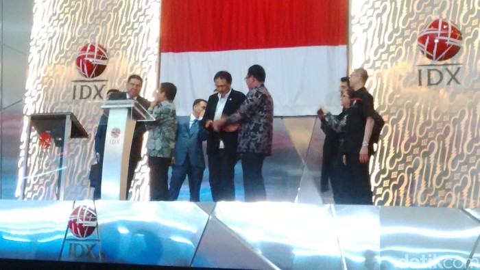 Rombongan KTT OKI Tutup Perdagangan Bursa Saham