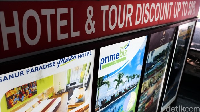 Poster hotel  dan iklan wisata di bali. dikhy sasra/ilustrasi/detikfoto