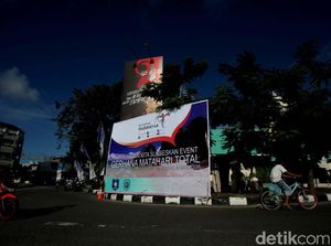 Spanduk Gerhana Matahari Meriahkan Belitung