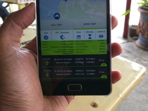 4G LTE XL di Belitung Stabil di 20 Mbps