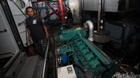 Ruang mesin Kapal Bakamla.