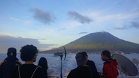 Pemandangan yang tersaji begitu indah. Udara segar yang dihirup semakin menambah semangat di pagi hari (Fitraya/detikTravel)