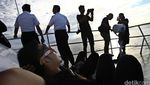 Laskar Gerhana detikcom Nikmati GMT dari Atas Kapal Bakamla