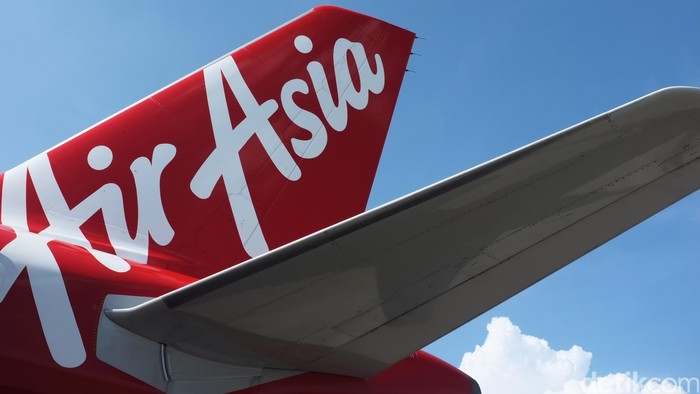 Logo Pesawat Air asia.  dikhy sasra/ilustrasi/detikfoto