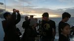Aksi Seru Laskar Gerhana Ternate di Atas Kapal Bakamla