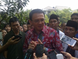 Ahok Resmikan Ruang Publik Ramah Anak di Kembangan Selatan